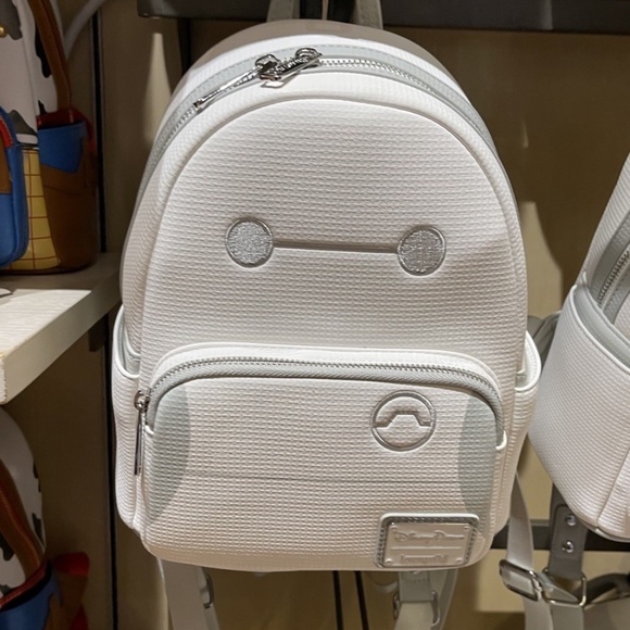 Disney Parks 2025 Big Hero 6 Pastel Baymax Loungefly Backpack - NEW - Picture 2 of 4